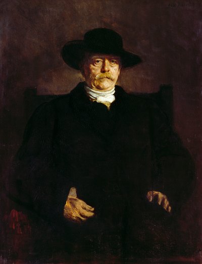 Ritratto del Principe Otto von Bismarck da Franz Seraph von Lenbach
