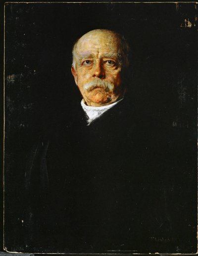 Il principe Otto von Bismarck, statista prussiano determinante per la creazione del Reich tedesco... (dipinto su tela) da Franz Seraph von Lenbach