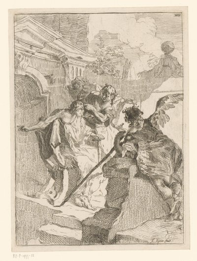 Tobia guarisce suo padre cieco da Franz Sigrist