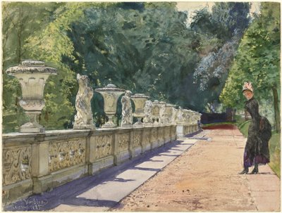 Passeggiata nel parco di Sanssouci da Franz Skarbina