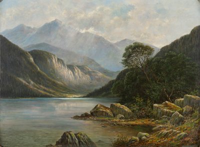 Lago Badersee con Wetterstein da Franz Stephan Paschinger