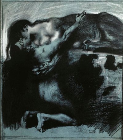 Bacio di una sfinge da Franz Stuck Ritter von