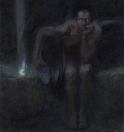 Lucifero, 1891 da Franz Stuck Ritter von