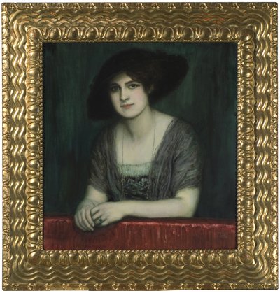Maria con un cappello scuro da Franz Stuck Ritter von