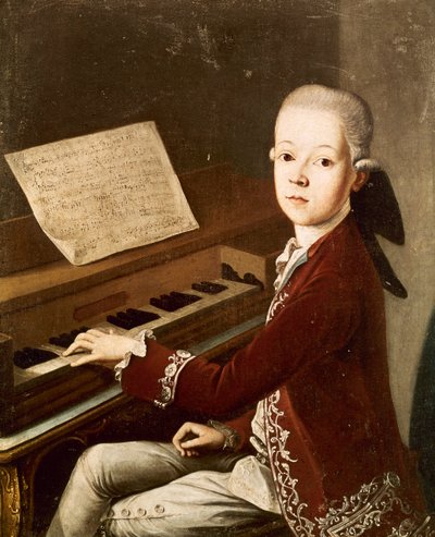 Wolfgang Amadeus Mozart, 1768 da Franz Thaddaus Helbling