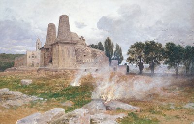 Rovine di un tempio, Sud America da Franz Thiele