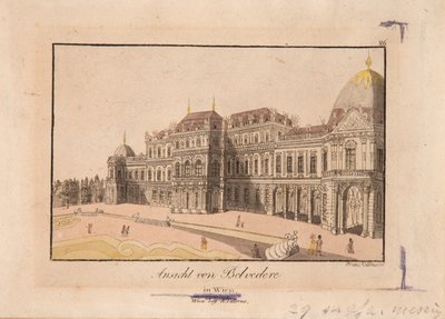 Veduta di Belvedere da Franz Volkmann