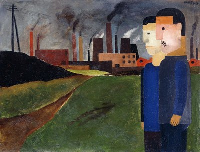 Paesaggio Industriale e Lavoratori da Franz W. Seiwert
