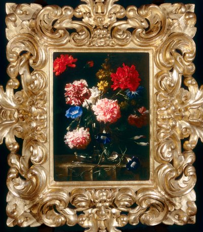 Natura morta con fiori in un vaso di vetro da Franz Werner Tamm