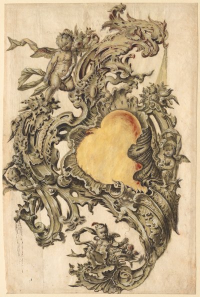 Cartiglio con Putti da Franz Xaver Habermann