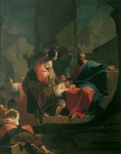 Cristo benedice i bambini da Franz Xaver Karl Palko