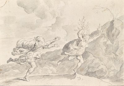 La trasformazione di Daphne in un albero di alloro da Franz Xaver Wagenschon
