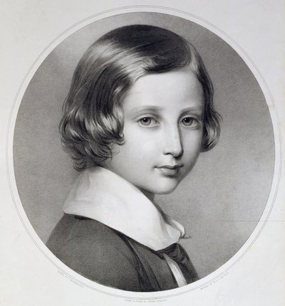 Albert, Principe di Galles (1841-1910), inciso da Thomas Fairland, pubblicato da M. und N. Hanhart, 1852 da Franz Xaver Winterhalter