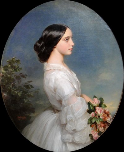 Carmen Aguado, duchessa di Montmorency, 1860 da Franz Xaver Winterhalter