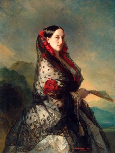 Granduchessa Maria Nikolaevna di Russia, 1857 da Franz Xaver Winterhalter