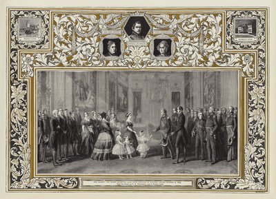 Sua Maestà la Regina riceve il Re Luigi Filippo al Castello di Windsor, 8 ottobre 1844 da Franz Xaver Winterhalter