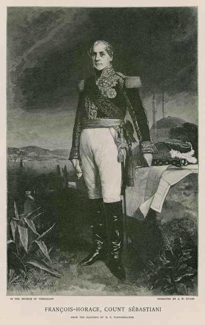 Horace Francois Bastien Sebastiani de La Porta da Franz Xaver Winterhalter