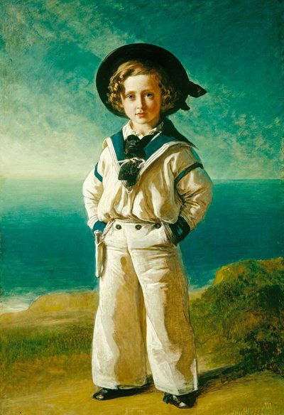 Re Edoardo VII 1841-1910, quando Alberto Edoardo, Principe di Galles, 1846 da Franz Xaver Winterhalter