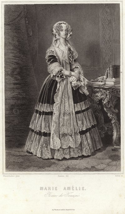 Maria Amalia di Napoli e Sicilia da Franz Xaver Winterhalter