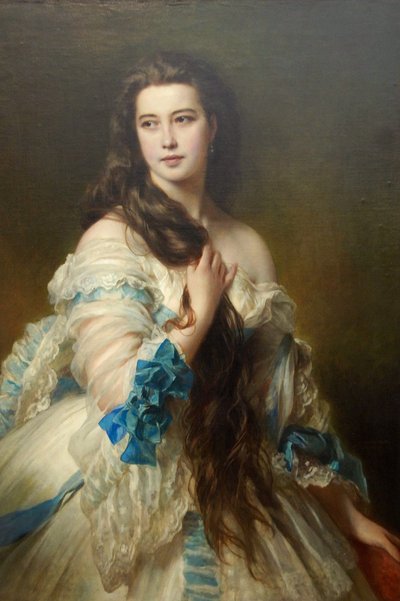 Nadezhda Nikolayevna Rimskaya-Korsakova nata Purgold, c. 1870 da Franz Xaver Winterhalter