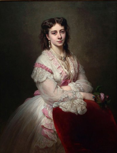 Ritratto della contessa Maria Branicka 1843-1918, nata principessa Sapieha, 1865 da Franz Xaver Winterhalter