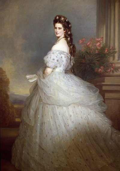 Ritratto di Elisabetta di Wittelsbach (1837-1898) (Sissi), Imperatrice d