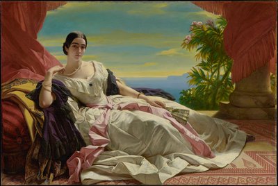 Ritratto di Leonilla, principessa di Sayn-Wittgenstein-Sayn da Franz Xaver Winterhalter