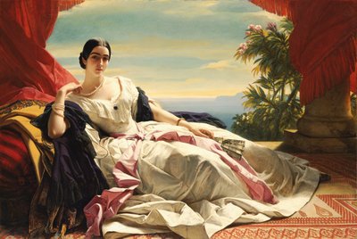 Ritratto di Leonilla, Principessa di Sayn-Wittgenstein-Sayn da Franz Xaver Winterhalter