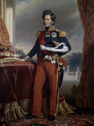 Ritratto di Luigi Filippo di Borbone-Orléans (1773-1850) da Franz Xaver Winterhalter