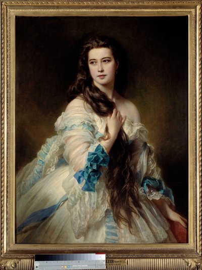 Ritratto di Madame Barbe di Rimsky Korsakov. Dipinto di Franz Xaver Winterhalter (1864). Parigi, Museo d