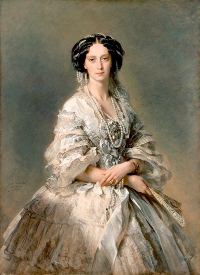 Ritratto di Maria Alexandrovna, 1857 da Franz Xaver Winterhalter