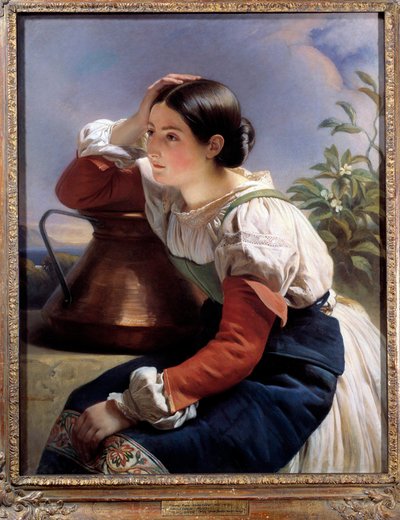 Ritratto di un giovane italiano al pozzo da Franz Xaver Winterhalter