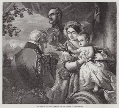 Il Primo di Maggio, 1851, dipinto per Sua Maestà da Franz Xaver Winterhalter