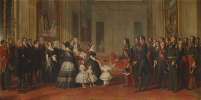 Il ricevimento di Luigi Filippo, re di Francia, al castello di Windsor, 8 ottobre 1844 da Franz Xaver Winterhalter
