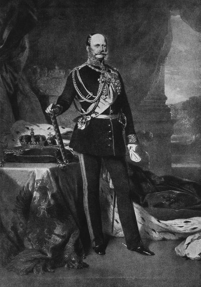 Guglielmo I di Prussia da Franz Xaver after Winterhalter