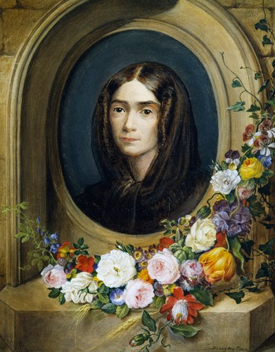 Ritratto di Katharina Petter (nata nel 1849) da Franz Xavier Petter