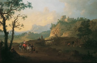 Paesaggio italiano da Franz de Paula Ferg