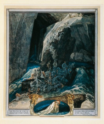 Austria, Vienna, Illustrazione della Divina Commedia di Dante Alighieri (Inferno, Canto XXVIII) di Franz von Bayros da Franz von (1866 1924) Bayros