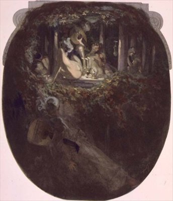 La serenata da Franz von Bayros (1866 1924)