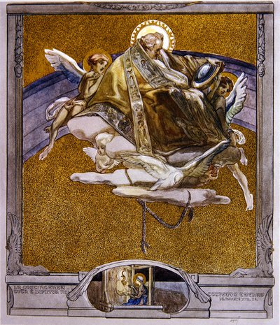Illustrazione dalla Divina Commedia di Dante, Paradiso, Canto XVII da Franz von Bayros
