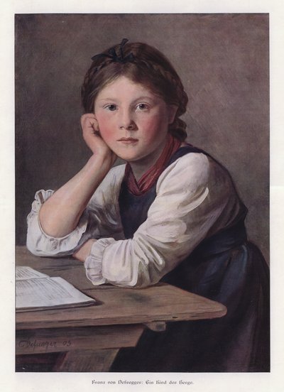 Un Bambino delle Montagne da Franz von Defregger