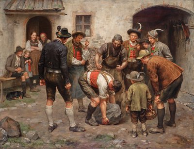 La prova di forza da Franz von Defregger