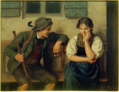 Domanda difficile da Franz von Defregger