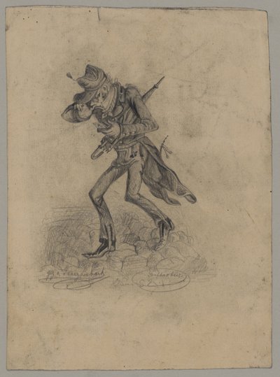 Il barbiere del villaggio da Franz von Lenbach