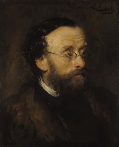 Il pittore di paesaggi Eduard Schleich da Franz von Lenbach