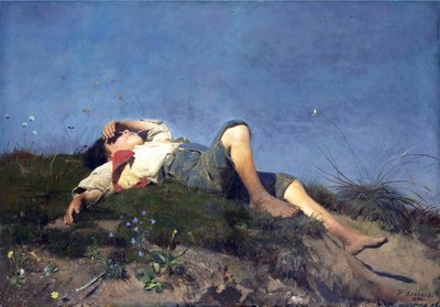 Tedesco: Hirtenknabe Pastorello da Franz von Lenbach