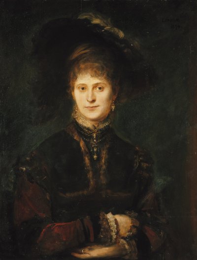 Magdalena Plach (?) da Franz von Lenbach