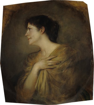Mary Stuck (nata Lindpaintner) da Franz von Lenbach
