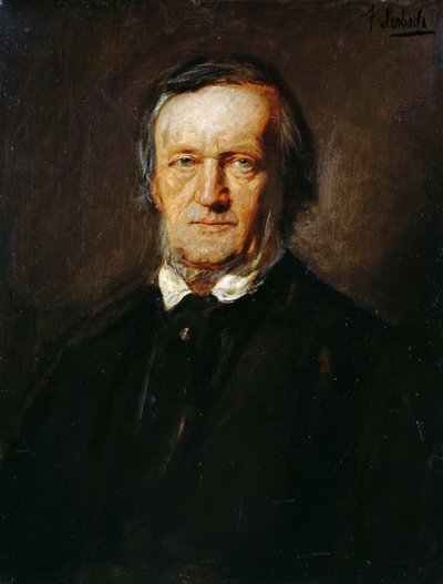 Ritratto di Richard Wagner 1813-1883 da Franz von Lenbach
