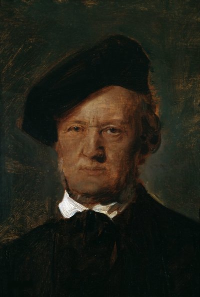 Ritratto di Richard Wagner 1813-1883, c.1870 da Franz von Lenbach